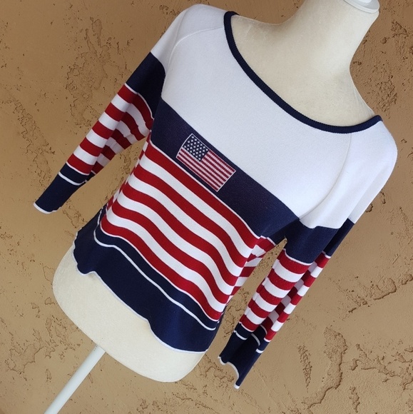 Vintage - Mandee Cropped‎ America Sweater - Picture 2 of 4